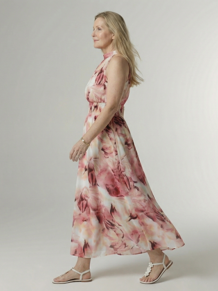 Beatriz™ | Midi šaty s halter výstřihem