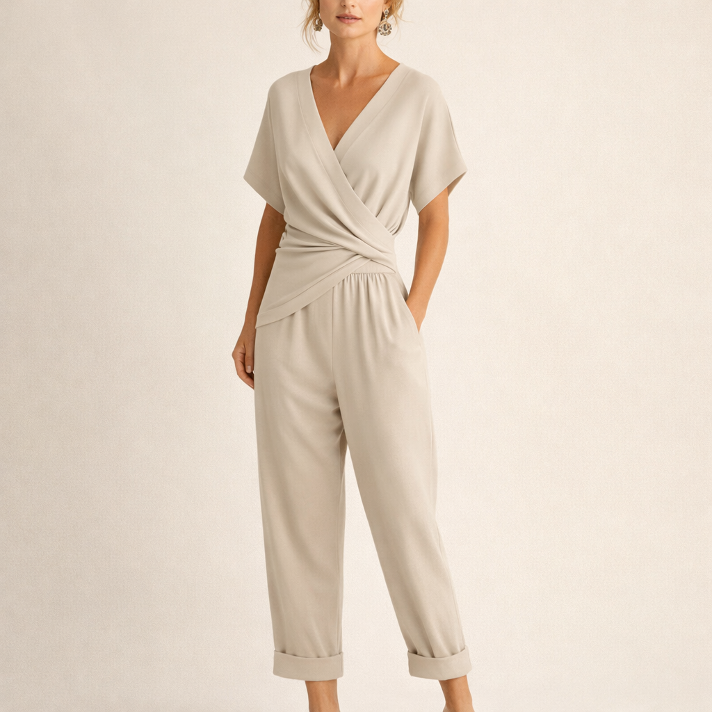 Magda™ | Elegantní křížený overal