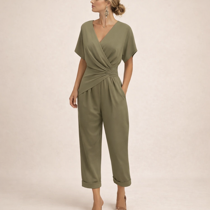 Magda™ | Elegantní křížený overal