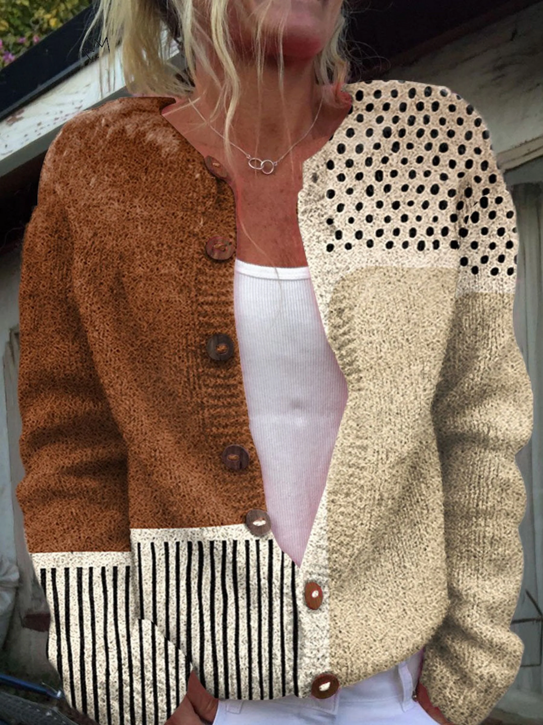 Kathleen – patchworkový kardigan