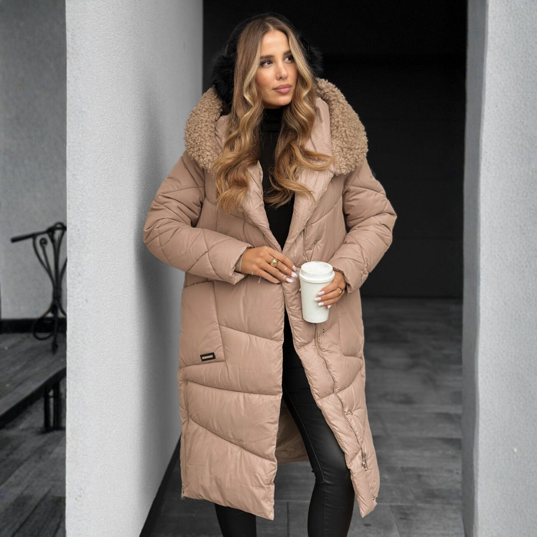 Klára | Dlouhý zimní kabát s elegantní siluetou