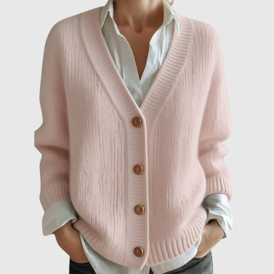 Merlin-Cardigan s knoflíky