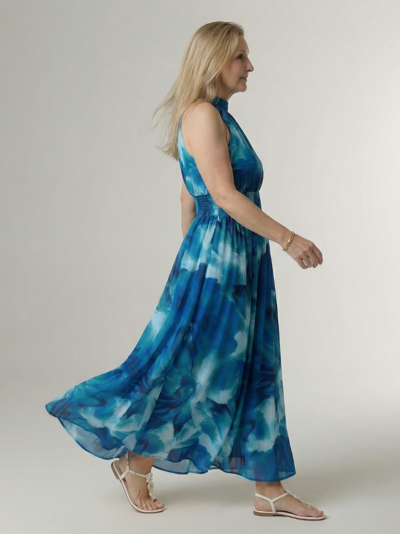 Beatriz™ | Midi šaty s halter výstřihem