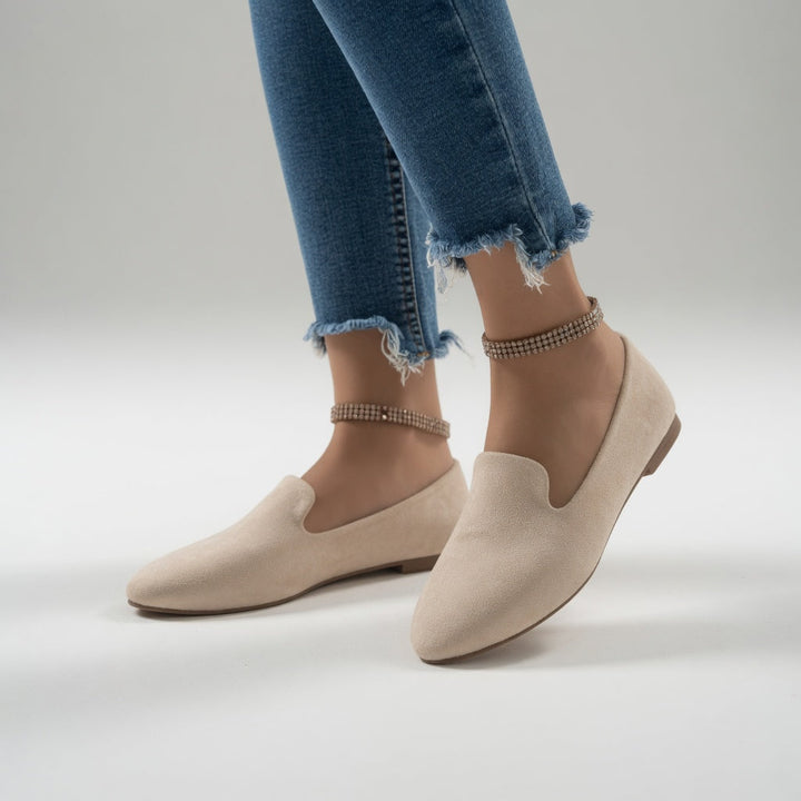 Azélie™ — Barefoot semišové mokasíny pro každodenní lehkost