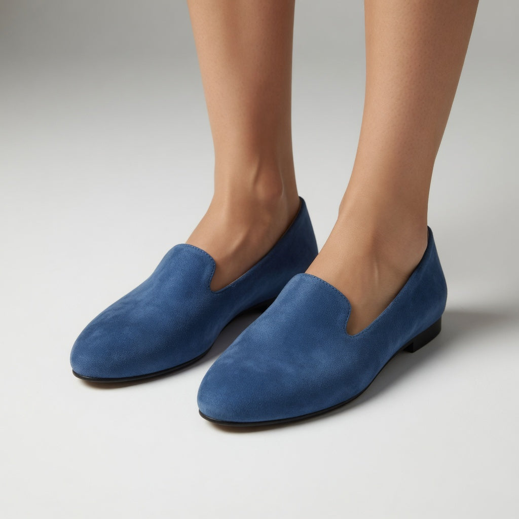Azélie™ — Barefoot semišové mokasíny pro každodenní lehkost