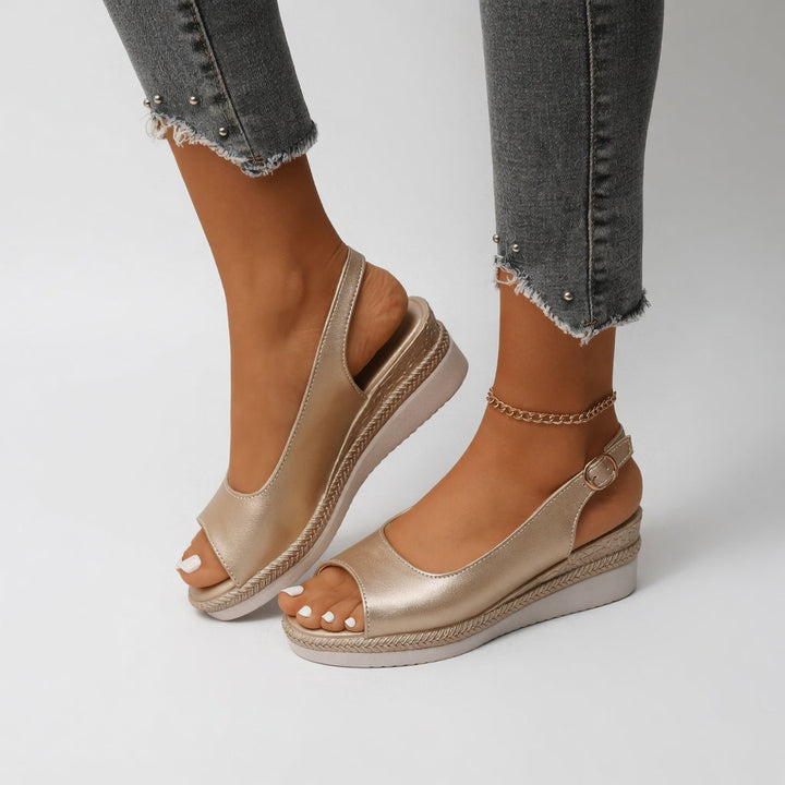 Cyrielle™ — Sandály s platformou, espadrilkový styl, elegantní letní vzhled