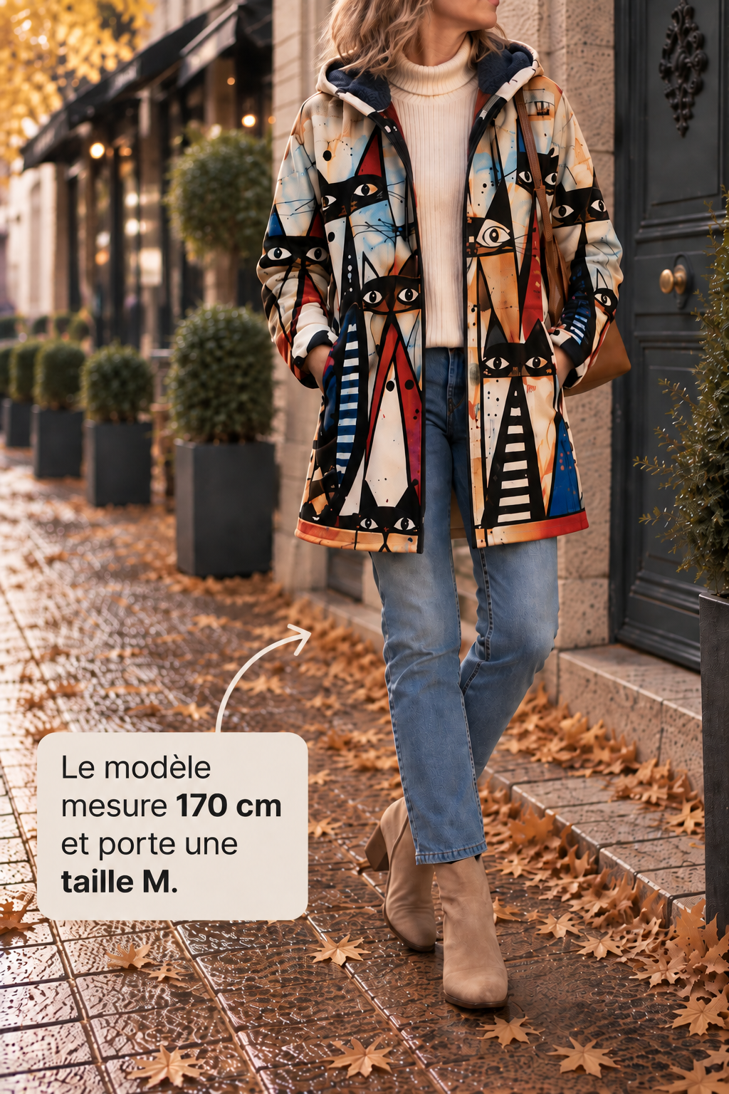 Colette | Vintage vzorovaná bunda