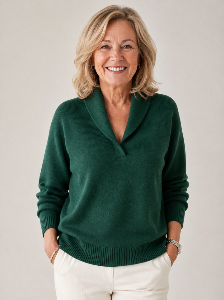 MARLENE | SVETR S ŠÁLOVÝM LÍMCEM