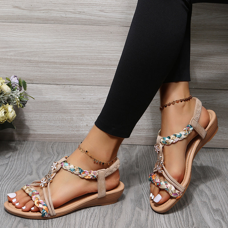 Vintage Boho Sandály