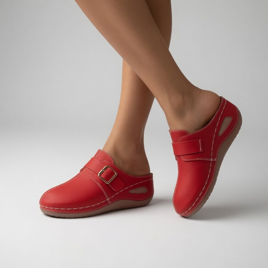 Fleurine™ — Barefootové pantofle s barevným páskem pro každodenní přirozený komfort