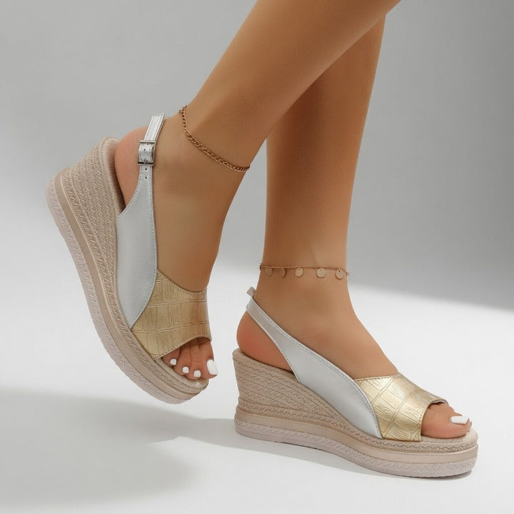 Cyrielle™ — Sandály s platformou, espadrilkový styl, elegantní letní vzhled