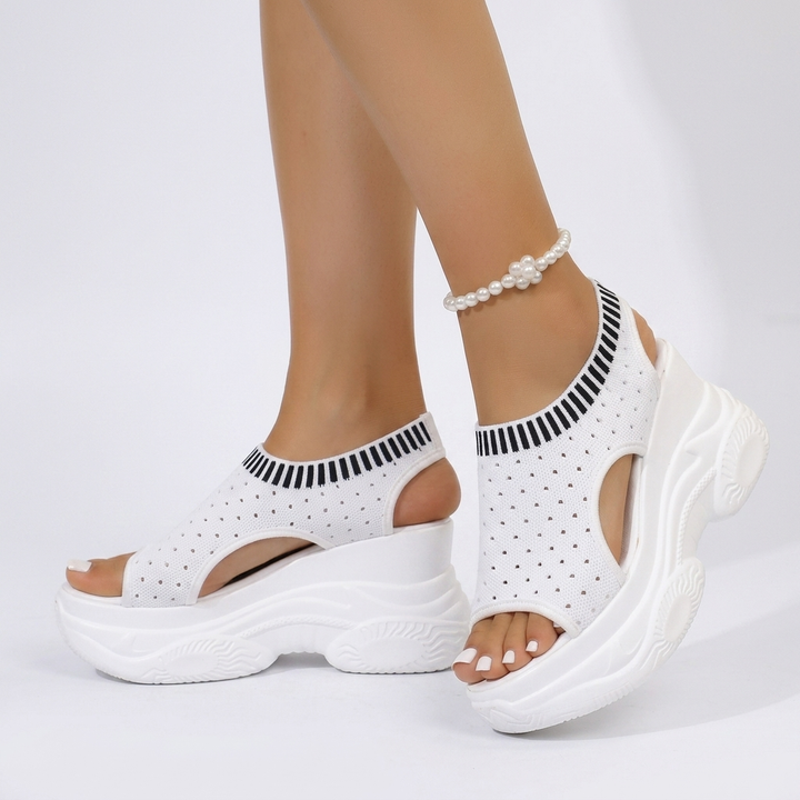 Roxelane™ — Platformové sandály s kamínky, odvážný městský chic