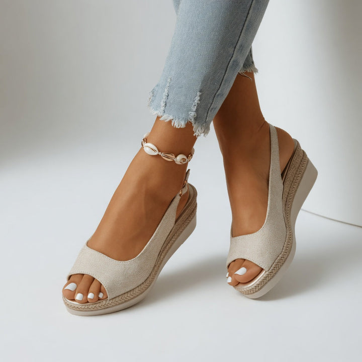Cyrielle™ — Sandály s platformou, espadrilkový styl, elegantní letní vzhled