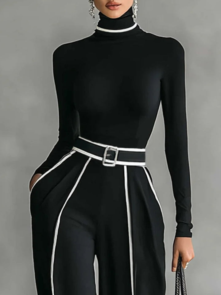 Vera™ | Elegantní souprava s kontrastním detailem