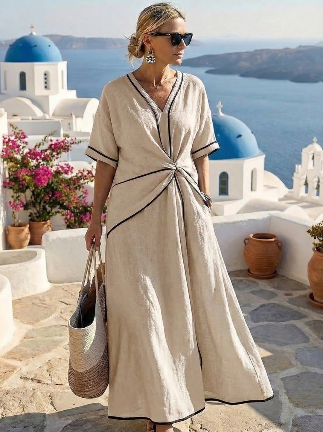 Santorini™ Letní šaty pro Evu