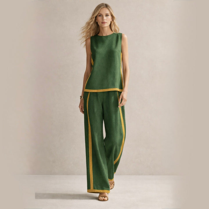 Sophie™ | Elegantní souprava s širokými kalhotami